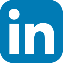 linkedin logo in blue